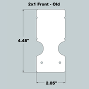 2x1x11 Replacement Old Style Front and Back