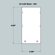 2x1x22 Replacement Old Style Front and Back