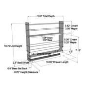 2x2x11 Spice Rack Drawer