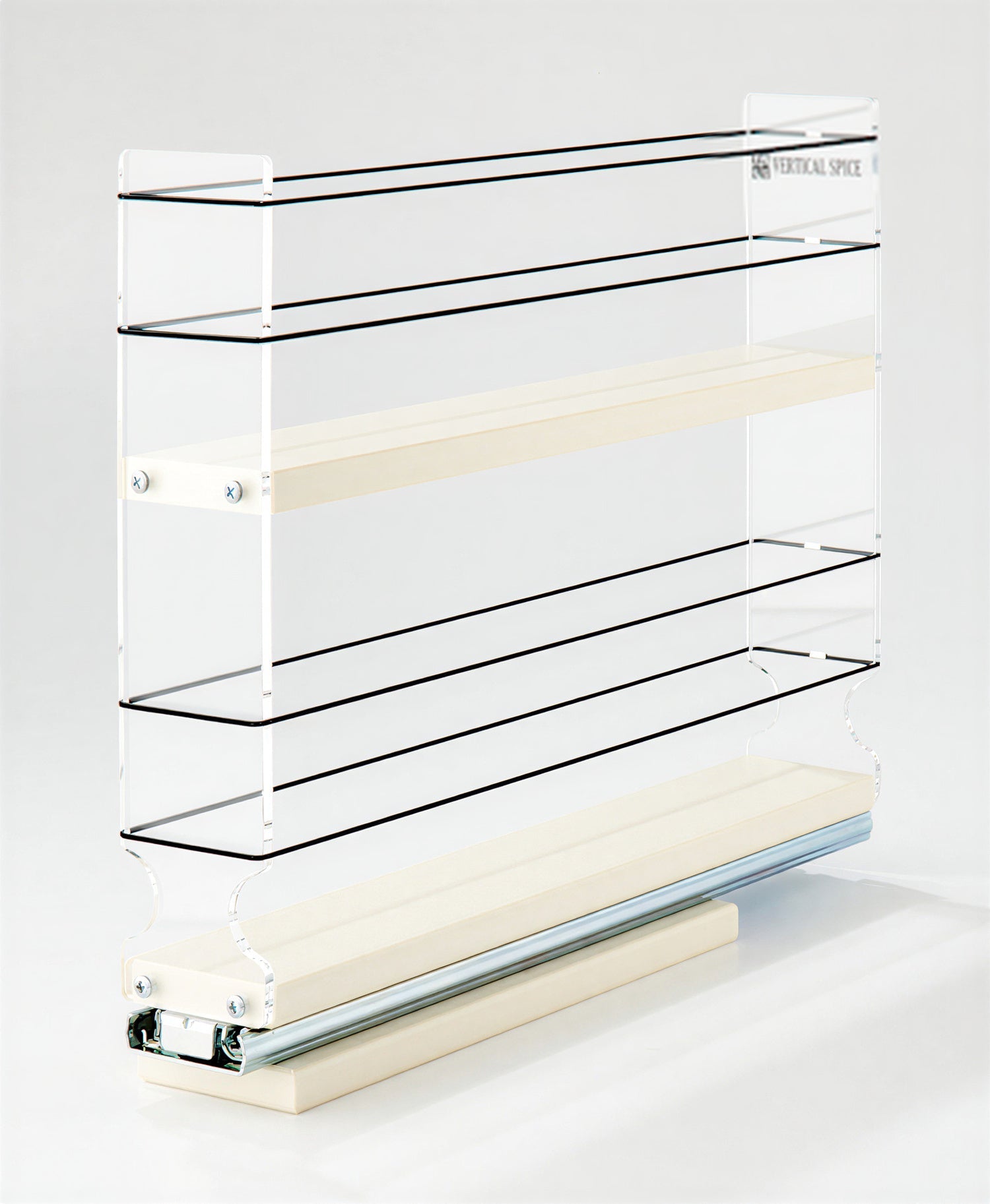 2x2x14 Spice Rack Drawer - Cream