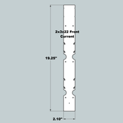 2x3x22 Replacement Front, Middle and Back - Current