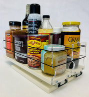33x1x14 Spice Rack Drawer - Cream
