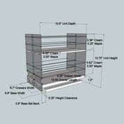 33x2x11 Spice Rack Drawer