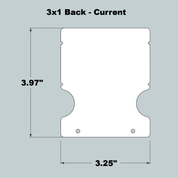 3x1x11 Replacement Front and Back - Current