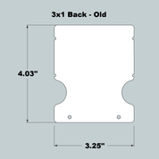 3x1x11 Replacement Old Style Front and Back
