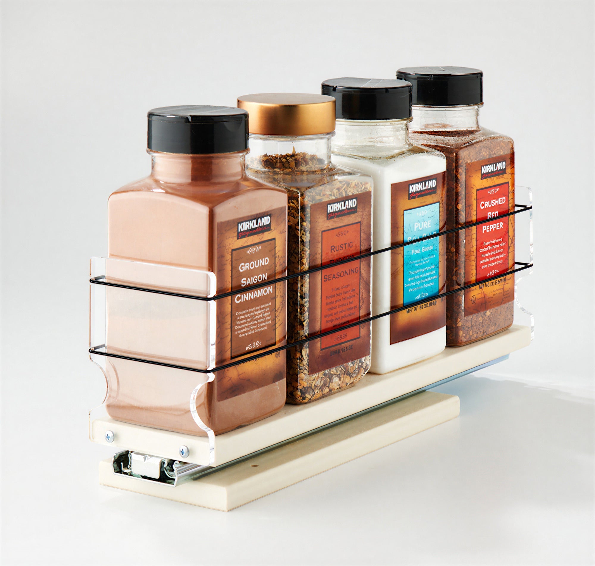 3x1x14 Spice Rack Drawer - Cream