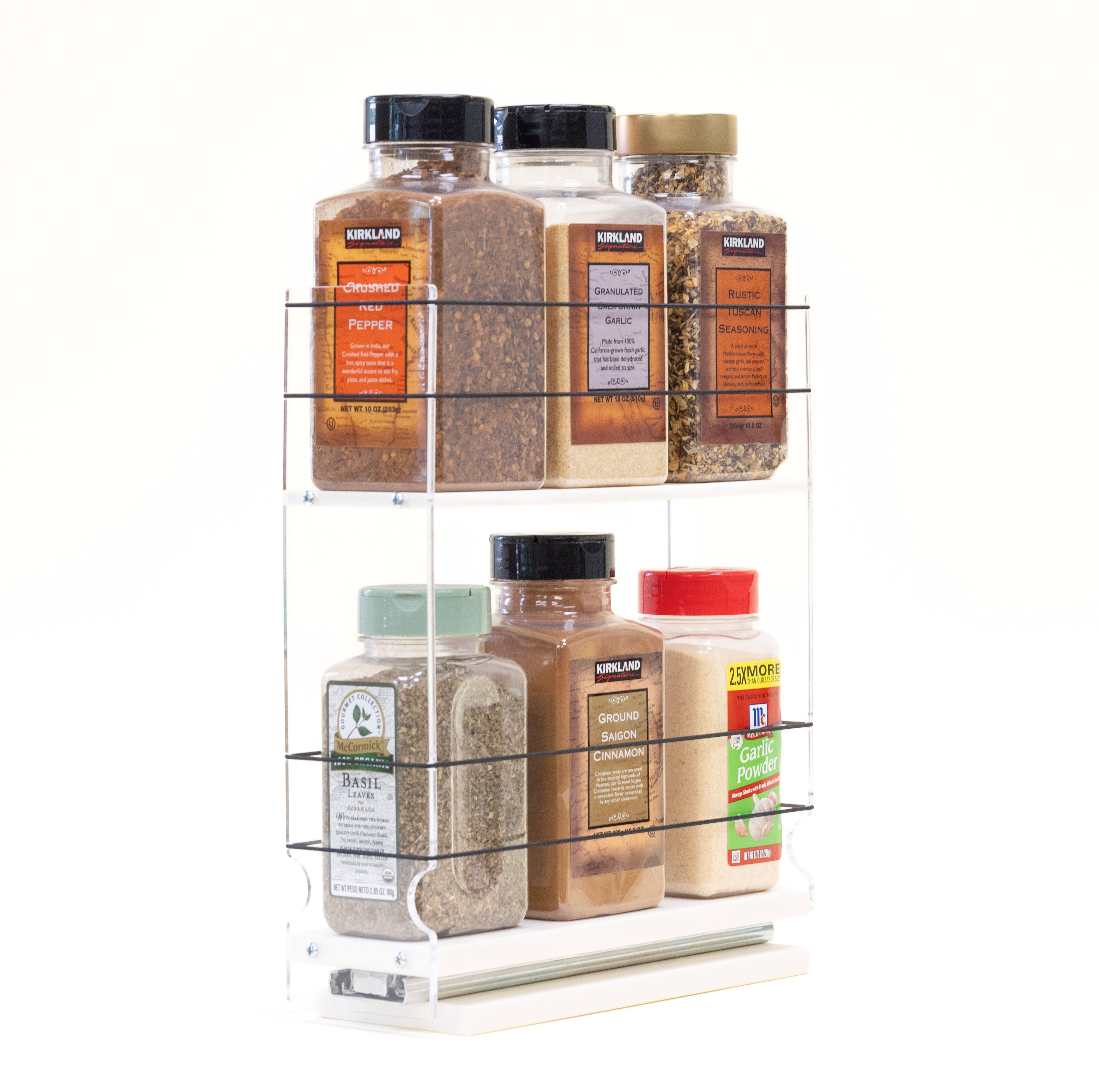3x2TLx11 Spice Rack Drawer - Cream (DIY)
