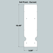 3x2x11 Replacement Front and Back - Current