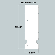 3x2x11 Replacement Old Style Front and Back