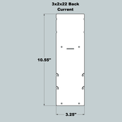 3x2x18 Replacement Front, Middle and Back - Current