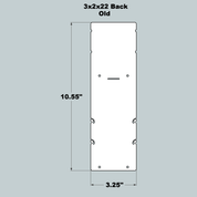 3x2x22 Replacement Old Style Front, Middle and Back