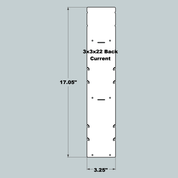 3x3x22 Replacement Front, Middle and Back - Current