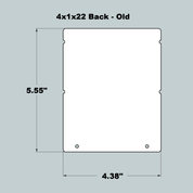 4x1x22 Replacement Old Style Front, Middle and Back