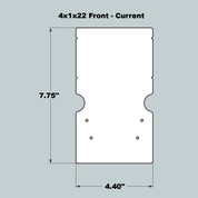 4x1x22 Replacement Front, Middle and Back - Current