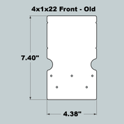 4x1x22 Replacement Old Style Front, Middle and Back