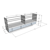 4x1x22 Storage Solution Drawer