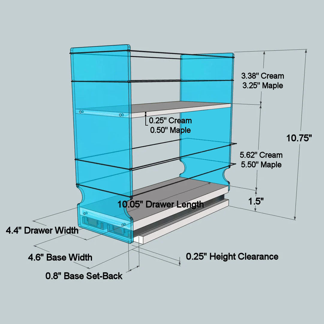 4x2x11 Storage Solution Drawer