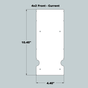 4x2x11 Replacement Front and Back - Current