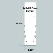 4x2x22 Replacement Front, MIddle and Back - Current