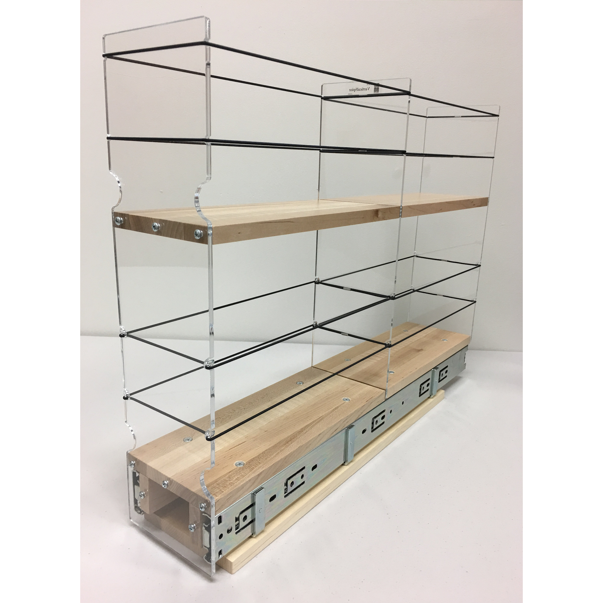 籠図　K-004-2BR2 4x2x22 Storage Solution Drawer – Vertical Spice