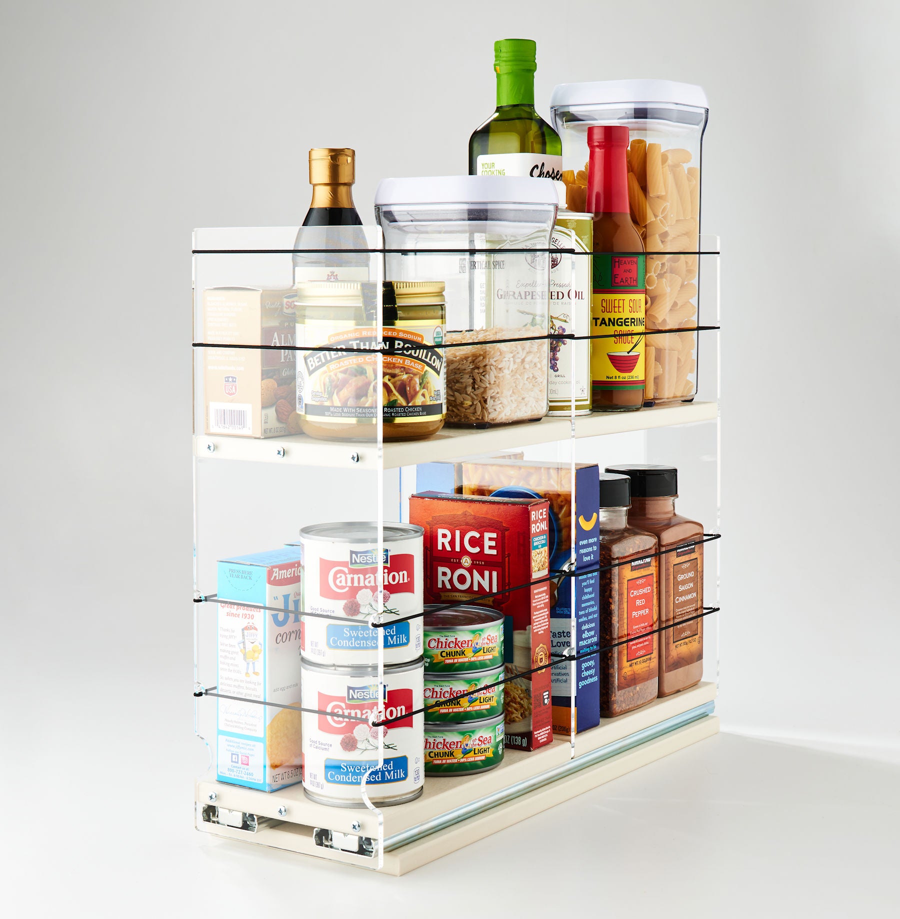 5x2x18 Storage Solution Drawer - Cream