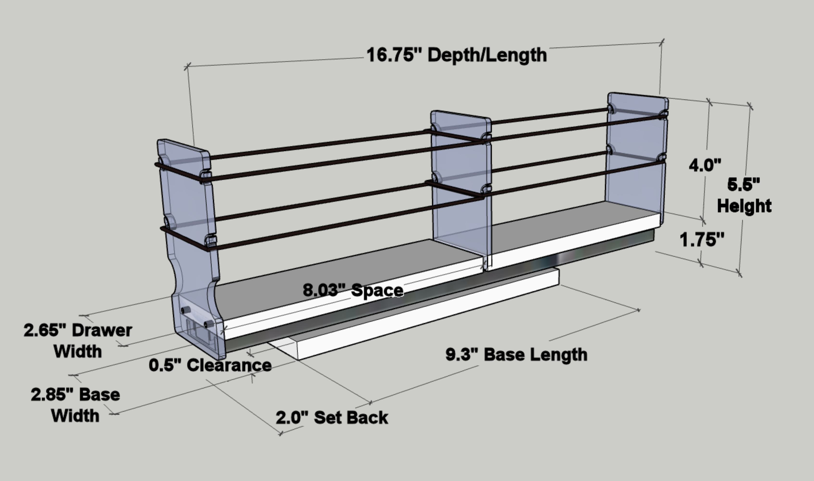 6-Pack Fridge Drawer