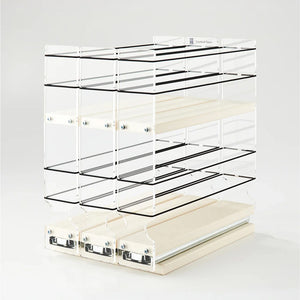 3 Drawers Each 2 Tiers - Unit Holds 30 Spices