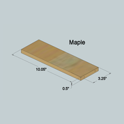 3x11 Drawer - Cream or Maple