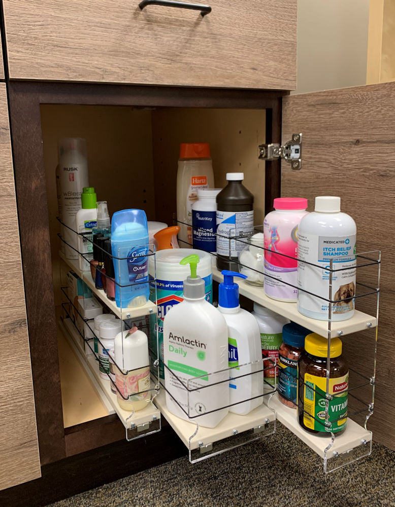 5x1x18 Storage Solution Drawer - Cream