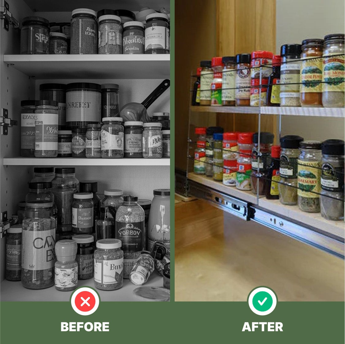 2x2x22 Spice Rack Drawer