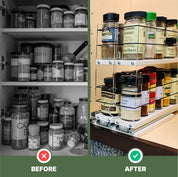 222x2x14 Spice Rack Drawer - Cream