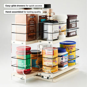 2 Drawers Each 2 Tiers