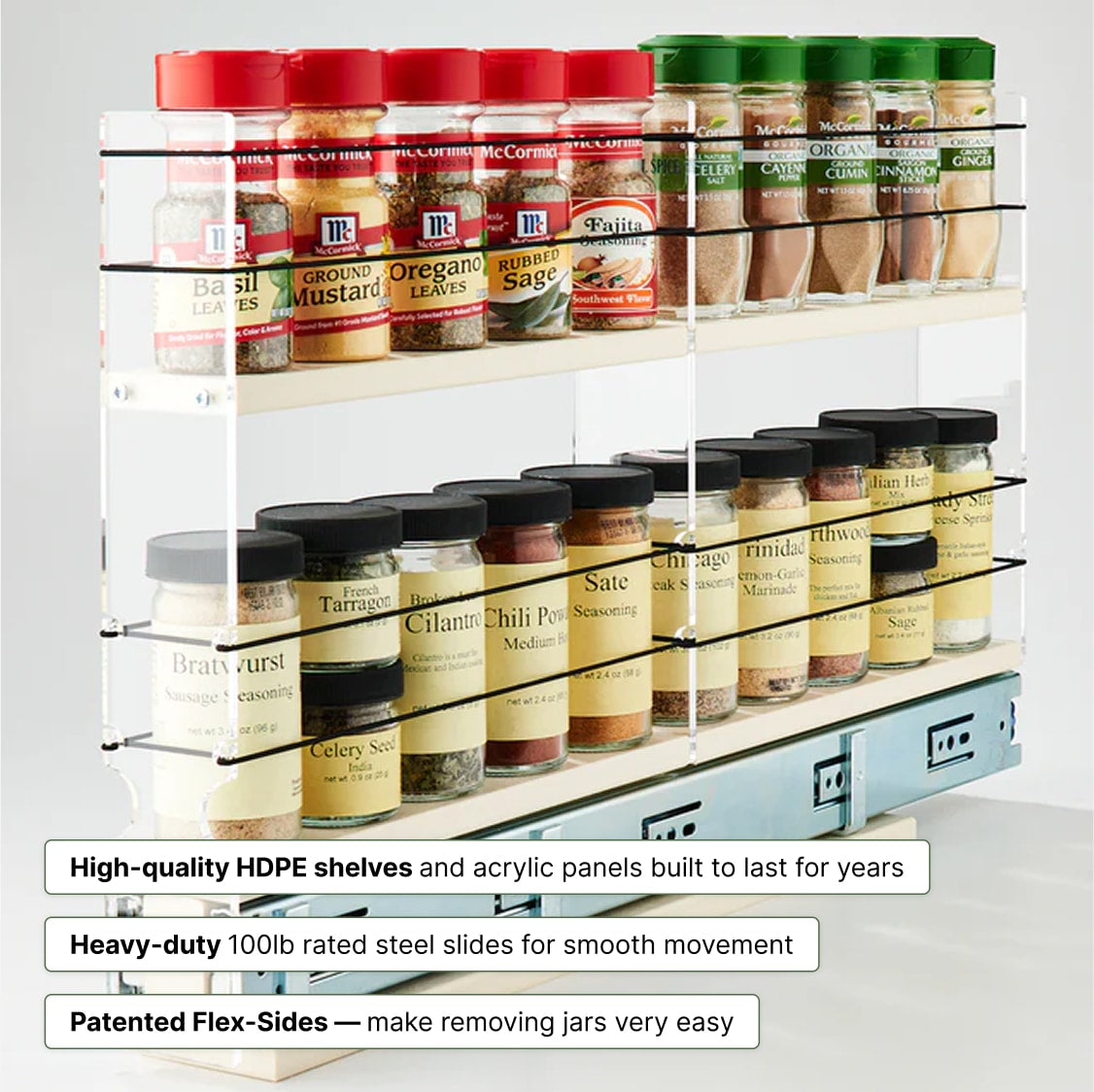 2x2x22 Spice Rack Drawer