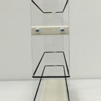Spice Rack 2x2x11, Cream - Front