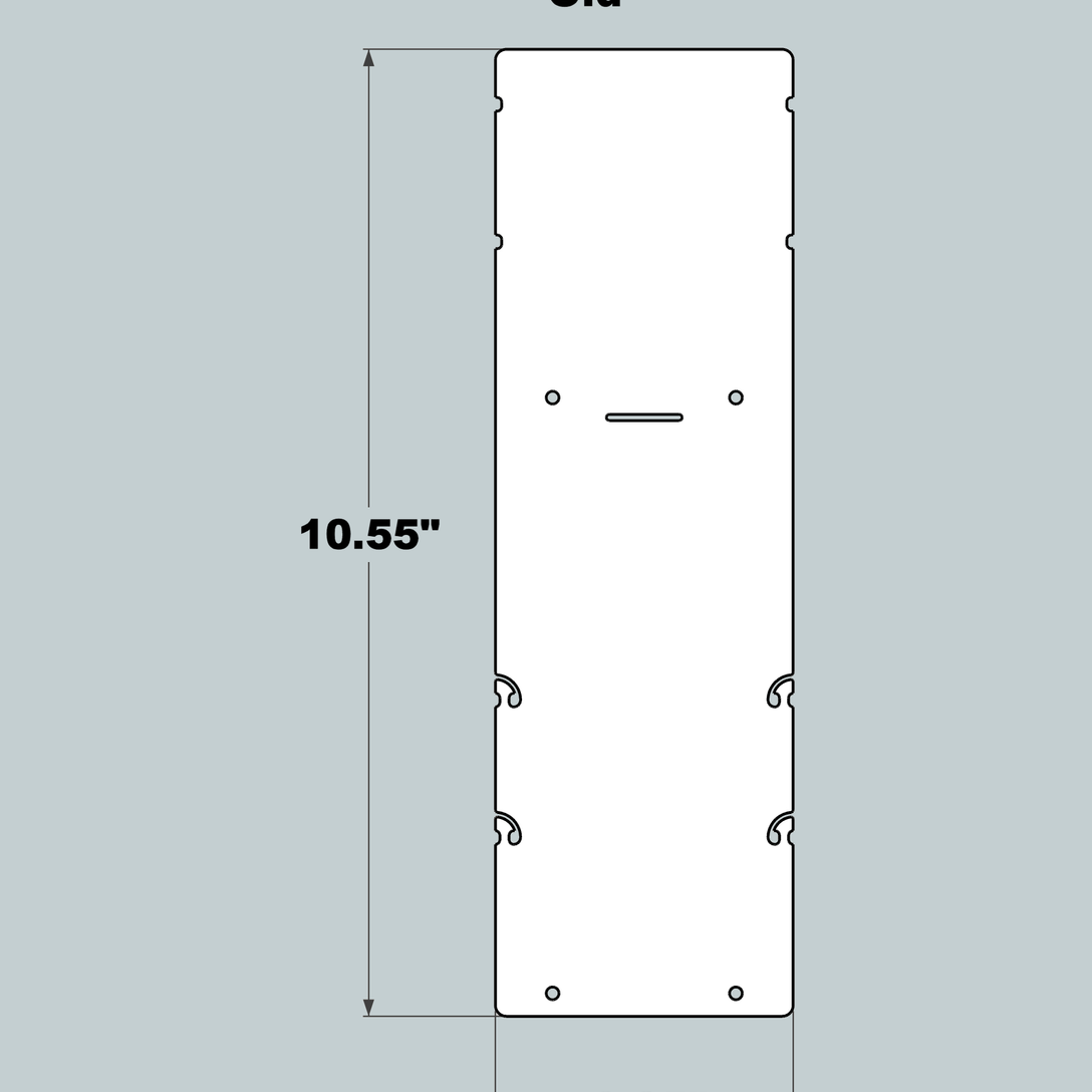 3x2x22 Replacement Back - OLD Base Design