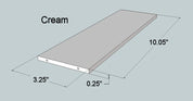 3.25" X 10.05" X 0.25" HDPE Drawer