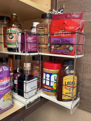 Vertical Spice shelf