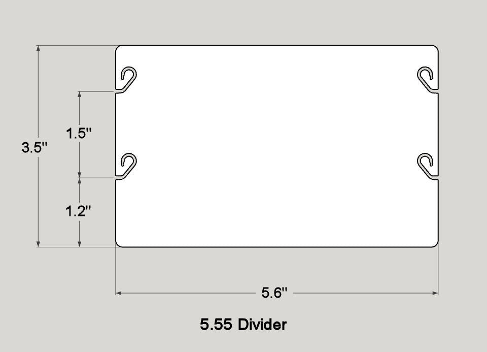 5.55 Divider Dimensioned