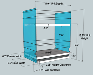 Vertical Spice shelf