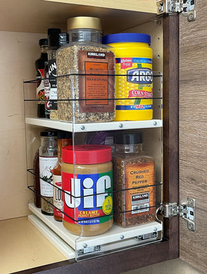 Vertical Spice shelf