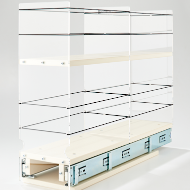 5x2x22 Storage Solution Drawer - Cream