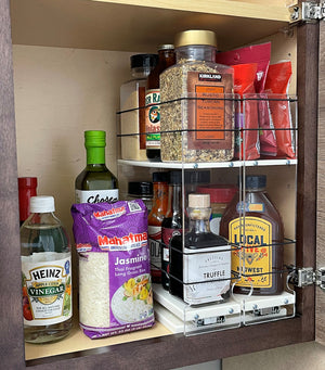 Vertical Spice shelf