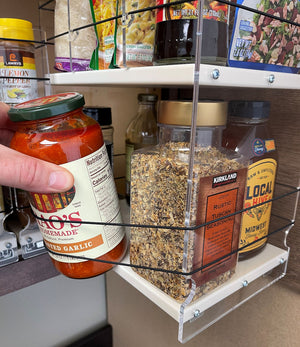 Vertical Spice shelf