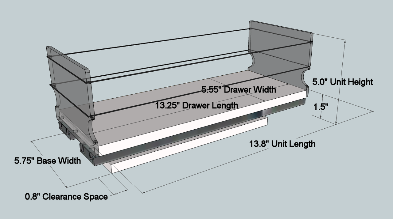 5x1x14DC Dimensioned