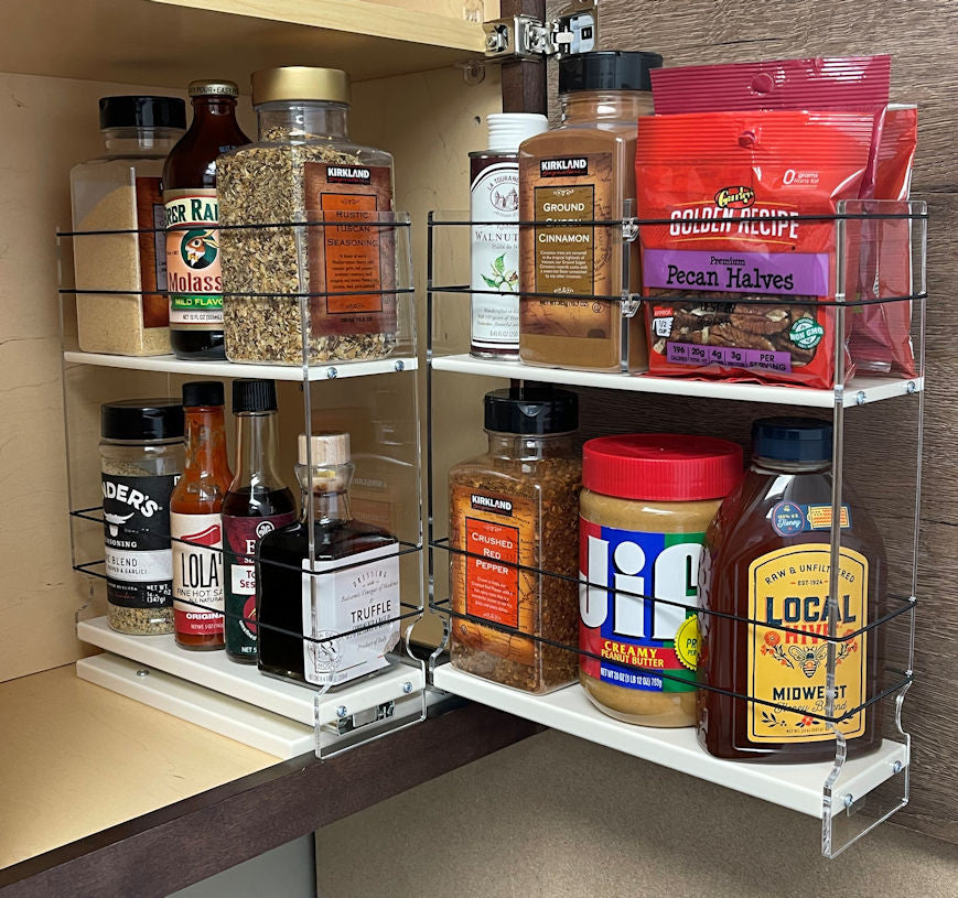 33x2TLx11 Spice Rack Drawer - Cream (DIY) – Vertical Spice