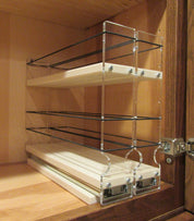 Spice Rack 22 x 1.5 x 11, Cream - Empty Drawers in