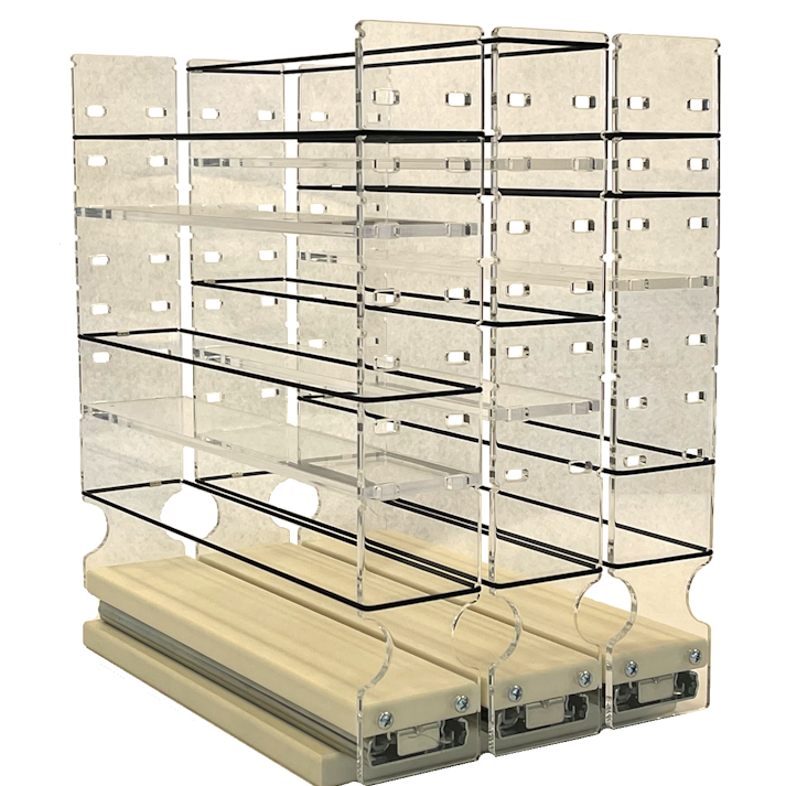 5 adustable tiers - 222xADJx11 Spice Rack - Best Cabinet Organization