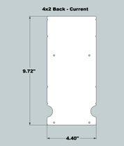 4x2x11 Adjustable Back - Dimensions