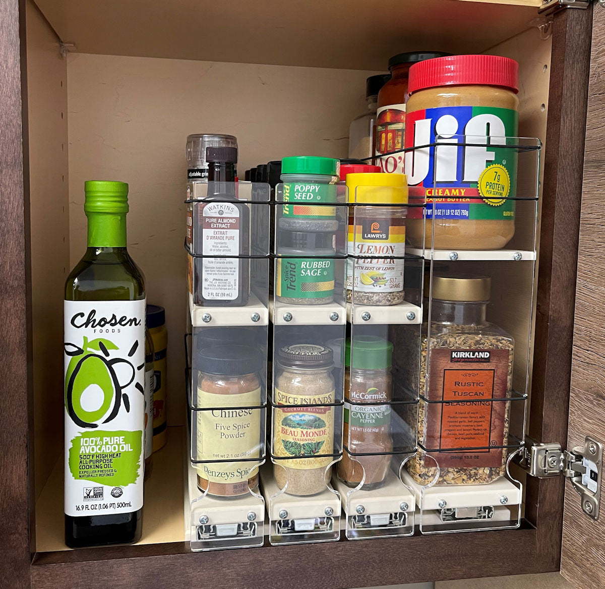 3x2TLx11 Spice Rack Drawer Cream (DIY) – Vertical Spice