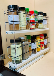 2x2x14DC Spice Rack Full Cabinet Access